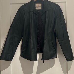 Covington Women's Dark Leather Jacket